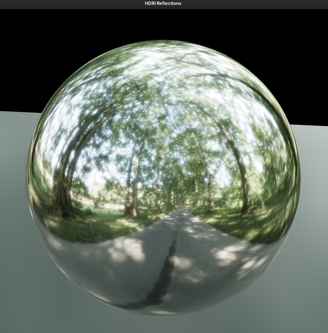 High-Dynamic-Range (HDRI) Equirectangular Environment Reflections Prefiltered into GGX Specular Mip Chains