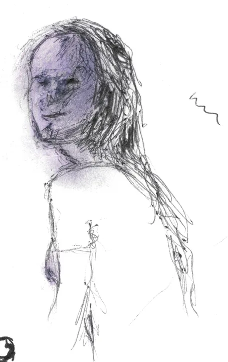 Long-faced character sketch