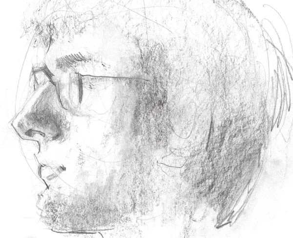 Pencil portrait of Tucker Strausbaugh